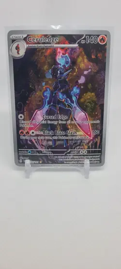 Pokemon Pokemon TCG Ceruledge 197/191 Sv08 Surging Sparks Illustration Rare Holo - Image 2