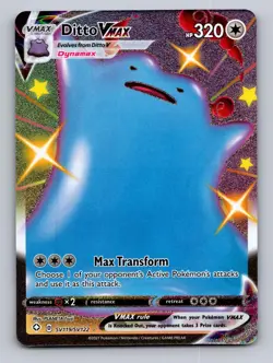 DITTO VMAX SV119/SV122 HOLO VMAX RARE SHINING FATES SHINY VAULT POKEMON NM - Image 1