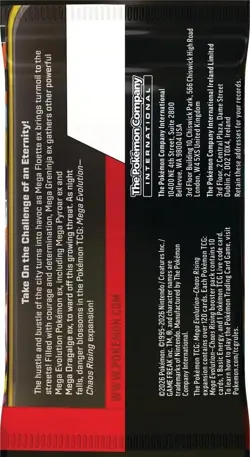 Pokemon TCG - ME04 Chaos Rising Booster Pack English - IN HAND ship 05.10.26 - Image 2