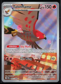 Talonflame 091/088 Holo Illustration Rare Perfect Order Pokemon NM - Image 1
