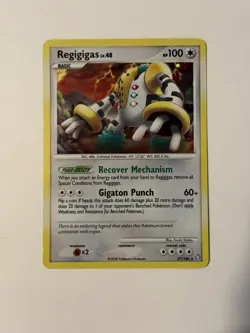 Pokemon: Regigigas #37/146 Diamond and Pearl Legends Awakened Holo - LP! - Image 2