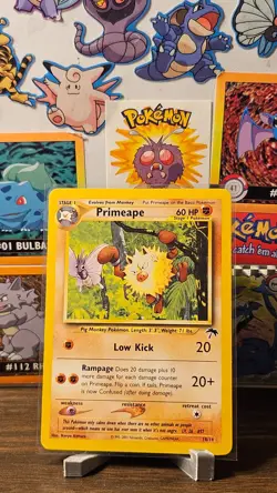 Pokemon TCG Primeape 18/18 Southern Islands Regular Lightly Played - Image 1