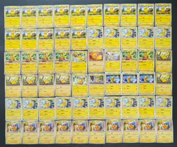 60*Lot Pokemon TCG S-Chinese with 11 different Pikachu #2 JD90 - Image 1