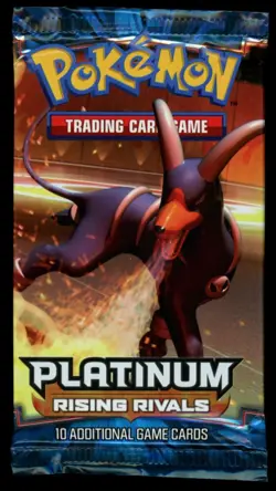 Pokemon TCG Platinum Rising Rivals Booster Houndoom Art *Factory Sealed* Pack - Image 1
