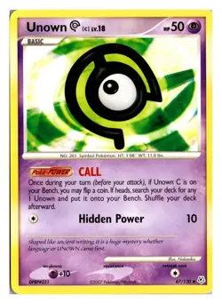 Unown [C] 67/130 UC Diamond & Pearl NM - Image 1