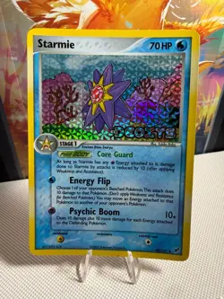 Starmie 48/107 Reverse Holo EX Deoxys Pokemon 2005 - Image 1