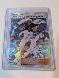 2019 Pokemon Hidden Fates - Aether Foundation Employee #SV81 - Image 1