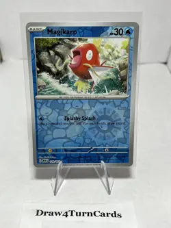 129/165 Magikarp Reverse Holo Common Pokemon 151 TCG - Image 1