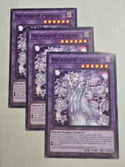 Yugioh! 3x Necroquip Princess MP25-EN403 Common 1st Ed NM - Image 1