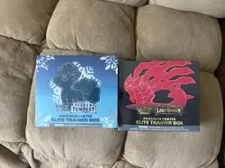 SEALED Pokemon TCG Pokemon Center Exclusive Silver Tempest AND Lost Origin ETBs - Image 2