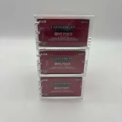 Lot (3) One Piece OP-13 Carrying On His Will Booster Box Sealed EN w/ Acrylic - Image 5