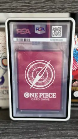 PSA 10 Monkey.D.Luffy ERRATA OP01-003 AA Leader One Piece TCG - Image 2