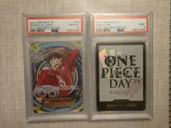 PSA 10 ONE PIECE DAY 24 Monkey D Luffy + PSA 9 DON Sequential Set 2024 Japanese - Image 1