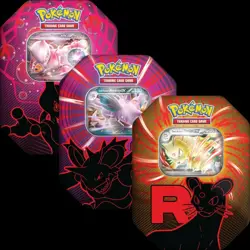 SALE! ENGLISH POKEMON TEAM ROCKET TIN SET OF 3 SEALED - UK IN STOCK 🇬🇧 - Image 1