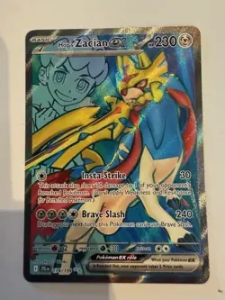 Hop's Zacian ex 176/159 Sv09: Journey Together Holo NM pokemon free shipping - Image 1