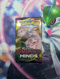 Pokemon Sun and Moon Unified Minds Booster Pack 4 Art Set of Packs Sealed New - Image 3