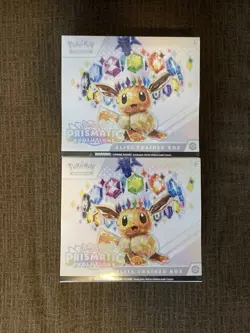 Pokemon TGC Scarlet & Violet Prismatic Evolutions Elite Trainer Box. Lot Of 2 - Image 1