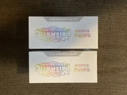 Pokemon TGC Scarlet & Violet Prismatic Evolutions Elite Trainer Box. Lot Of 2 - Image 5