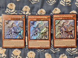 Master Peace, the True Dracoslaying King x3 - Secret Rare - BLMM Yugioh - Image 1