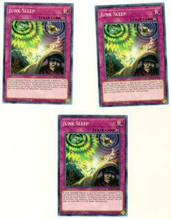 Set Of 3 Junk Sleep MP21-EN156 Tin Of Ancient Battles 2021 1st Edition Yugioh - Image 1