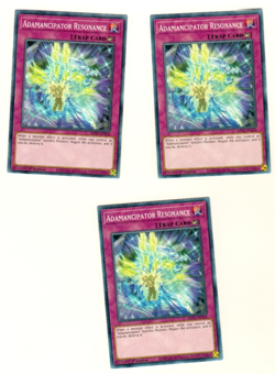 Set Of 3 Adamancipator Resonance MP21-EN236 Tin Of Ancient Battles 2021 Yugioh - Image 1