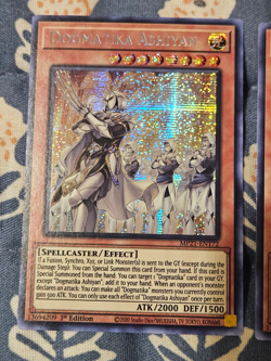 Dogmatika Ashiyan x3 Prismatic Secret Rare - MP21-EN172 Yugioh - Image 2
