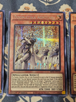 Dogmatika Ashiyan x3 Prismatic Secret Rare - MP21-EN172 Yugioh - Image 3