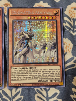 Dogmatika Ashiyan x3 Prismatic Secret Rare - MP21-EN172 Yugioh - Image 4