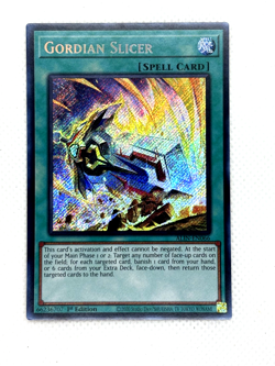 Gordian Slicer (ALIN-EN066) - Secret Rare - Alliance Insight YuGiOh Card - Image 1