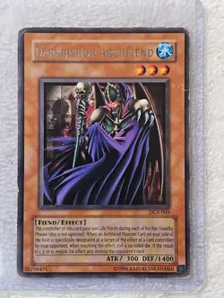 YuGiOh TCG Darkbishop Archfiend - Dark Crisis (DCR) DCR-069 Rare MP - Image 5