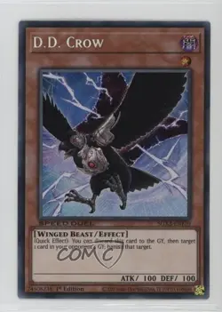 DD Crow 1st Ed. YuGiOh Speed Due GX: Duelists of Shadows #SGX3-ENF10 - Image 1