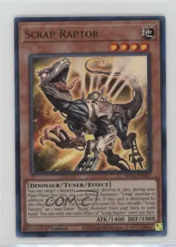 Scrap Raptor 1st Ed. YuGiOh Tin of the Pharaoh's Gods #MP22-EN067 - Image 1