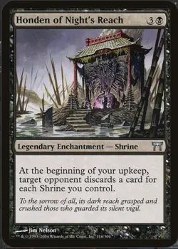 Magic The Gathering, Honden of Night's Reach, Champions of Kamigawa, Regular - Image 1