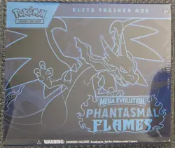POKEMON TCG MEGA EVOLUTION PHANTASMAL FLAMES ELITE TRAINER BOX ETB NEW SEALED - Image 1