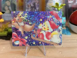 1999 Vintage Pocket Monsters Vending Prism - Pikachu & Rudolph Eevee #355 - Image 1