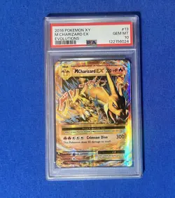 2016 POKEMON XY EVOLUTIONS #13 M CHARIZARD EX PSA 10 - Image 1