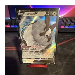The Pokemon Company Dubwool V SWSH049 Full Art Holo Promo 210 HP EN - Image 1