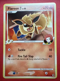 Flareon - Platinum Rising Rivals 60/111 Masakazu Fukuda Pokemon 151 TCG Card - Image 1