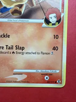 Flareon - Platinum Rising Rivals 60/111 Masakazu Fukuda Pokemon 151 TCG Card - Image 4