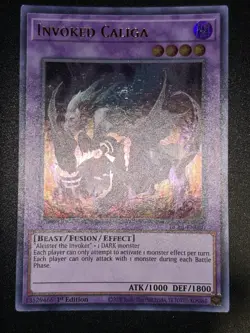 Yugioh - Invoked Caliga (Ultra Rare) (1st Edition) - BLAR-EN080 - Image 1