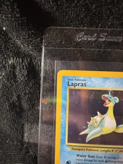 Pokemon Fossil Lapras Holo Rare 10/62 English 1999 Unlimited - Image 3