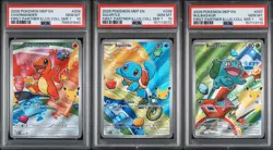 Charmander 038 + Squirtle 039 + Bulbasaur 037 - Pokemon First Partner PSA 10 - Image 1