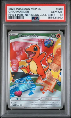 Charmander 038 + Squirtle 039 + Bulbasaur 037 - Pokemon First Partner PSA 10 - Image 3