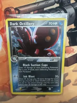 Pokemon TCG Dark Octillery Team Rocket Returns 8/019 LP Condition - Image 1