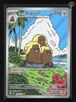 Alolan Dugtrio Surging Sparks 208/191 Illustration Rare - NM - Image 1