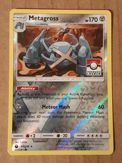 Metagross 95/168 Pokemon League Reverse Holo Promo NM See Pictures - Image 1