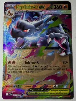 Pokemon - Mega Charizard X ex - 013/094 - ME02: Phantasmal Flames - NM - Image 1