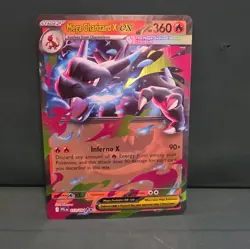 Pokemon TCG Mega Charizard X EX 013/094 Phantasmal Flames Full Art Holo - Image 1