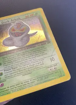 Dark Arbok 2/82 Holo Team Rocket Unlimited Rare Pokemon TCG - Image 5
