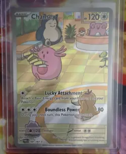 Pokemon Co. Chansey 187/167 SV06 Twilight Masquerade Illustration Rare Holo EN - Image 1
